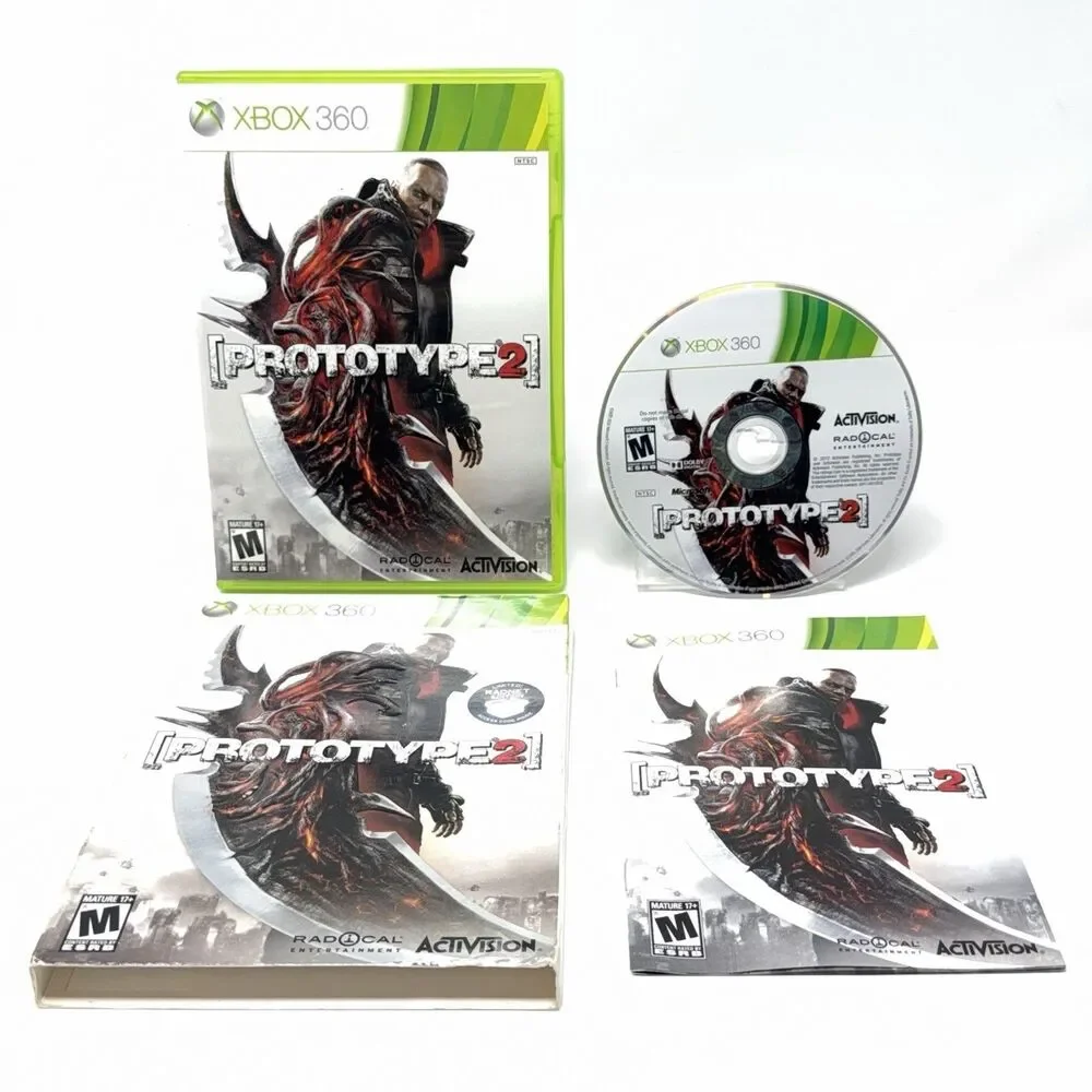 Prototype 2 Microsoft Xbox 360 2012 Complete CIB Slipcover Tested